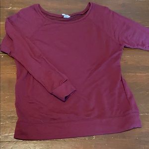 Maroon long sleeve